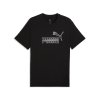 Puma Black Graphic No.1 Logo T-Shirt Men'S Size: M