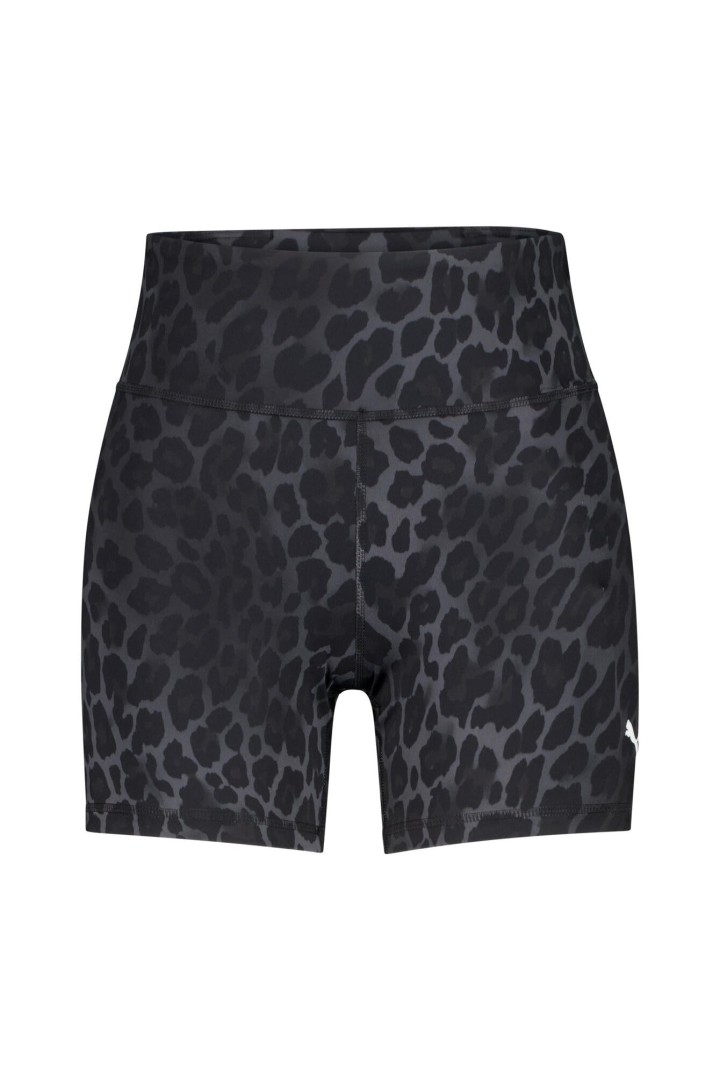 Puma Black W Tad Essential Spotted Haze Short Tight - Hw 5" Womens Size: M