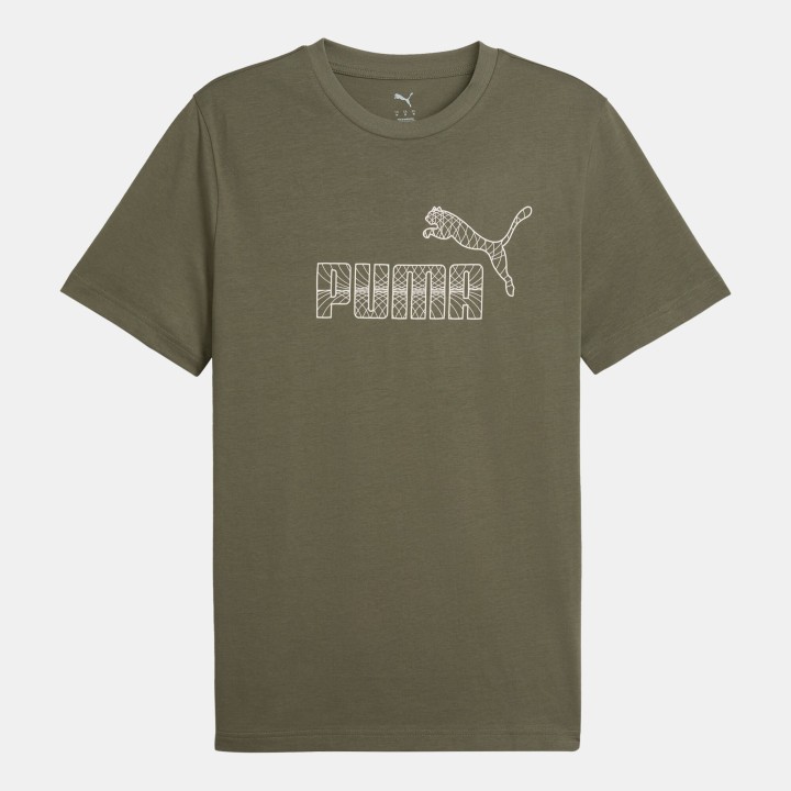 Puma Loden Green Graphic No.1 Logo T-Shirt Men'S Size: Xl