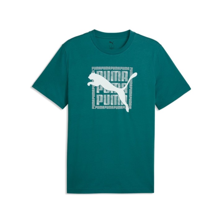 Puma Emerald Ice Graphic Puma Wording T-Shirt Men'S Size: Xl
