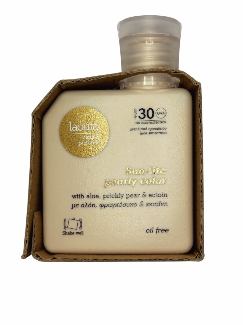 Laouta Sun-lite pearly color | Face Sunscreen - Oil Free