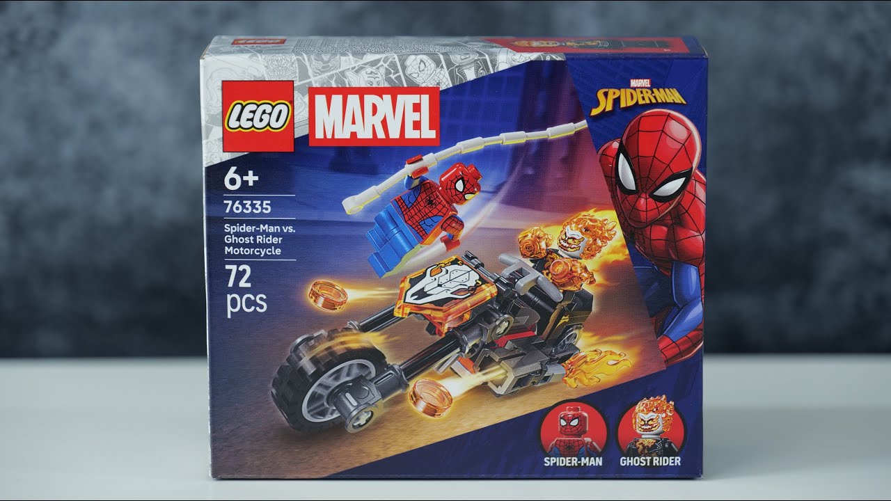 LEGO Super Heroes 76335 Spider-Man Vs. Ghost Rider Motorcycle  10+ years