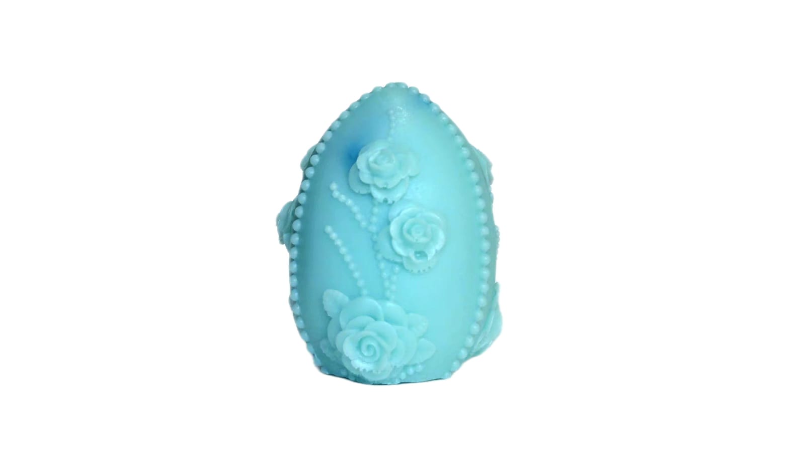 3D HANDMADE TURQUOISE EASTER EGG. Cod.4