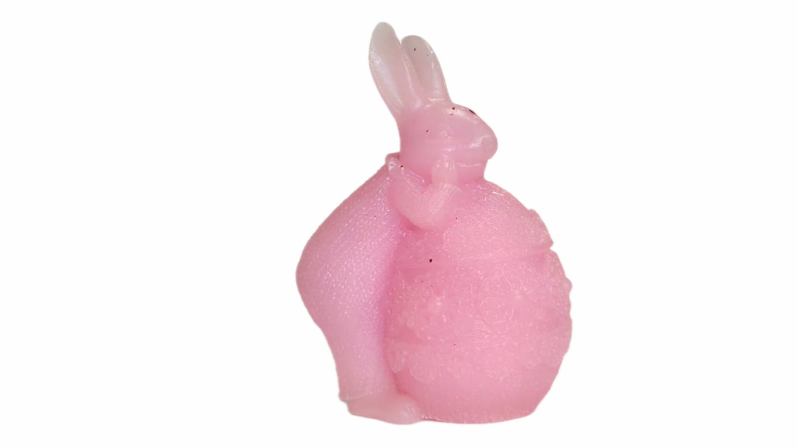 3D PINK EASTER BUNNY  WITH EGG. Cod.12