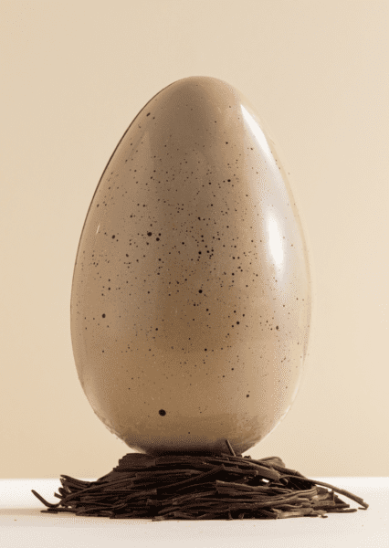 The Nest :  Easter Chocolate Egg with Hazelnut Spread Marshmallow