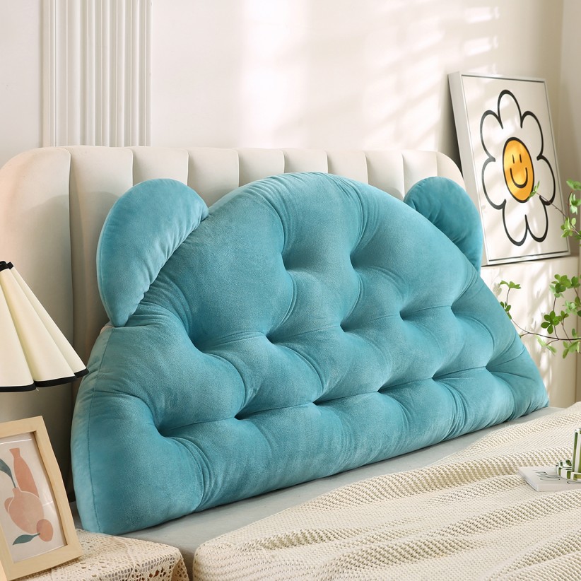 BED CUSHION BEAR PETROL COLOR