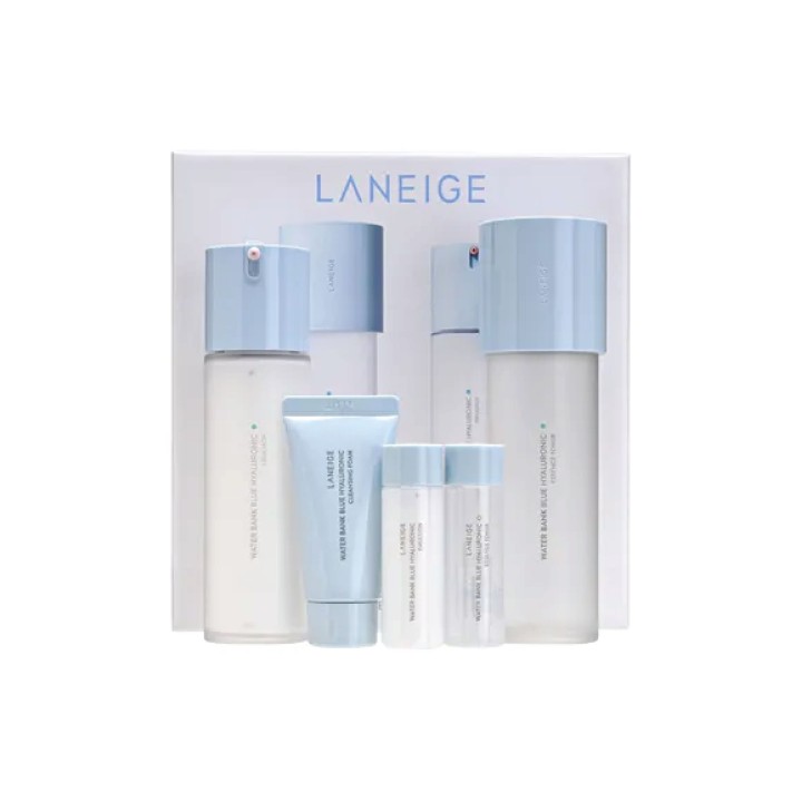 LANEIGE Water Bank Blue Hyaluronic 2-Step Essential Set Combination to Oily Skin