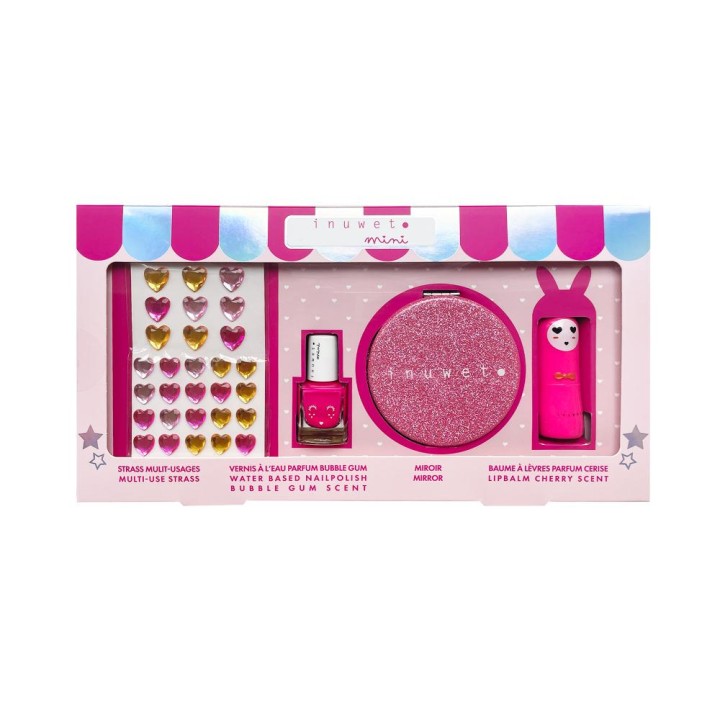 Inuwet Glitter Girl Pink Set