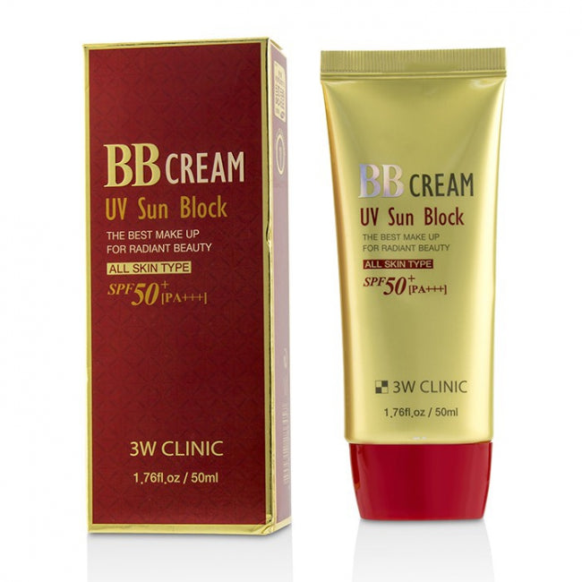 3W CLINIC BB Cream Uv Sun Block SPF50 PA+++