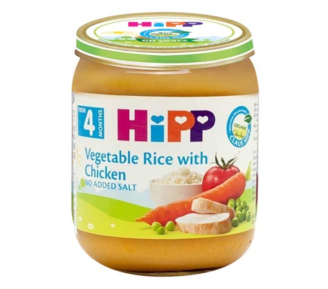 Hipp Vegetable Rice With Chiken 125Gr