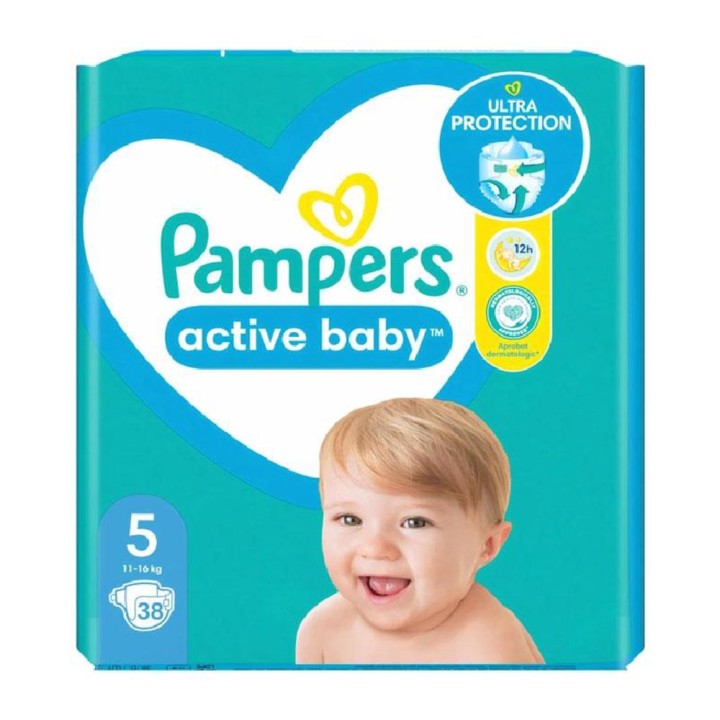 Pampers Active Baby N5 X38 Diapers