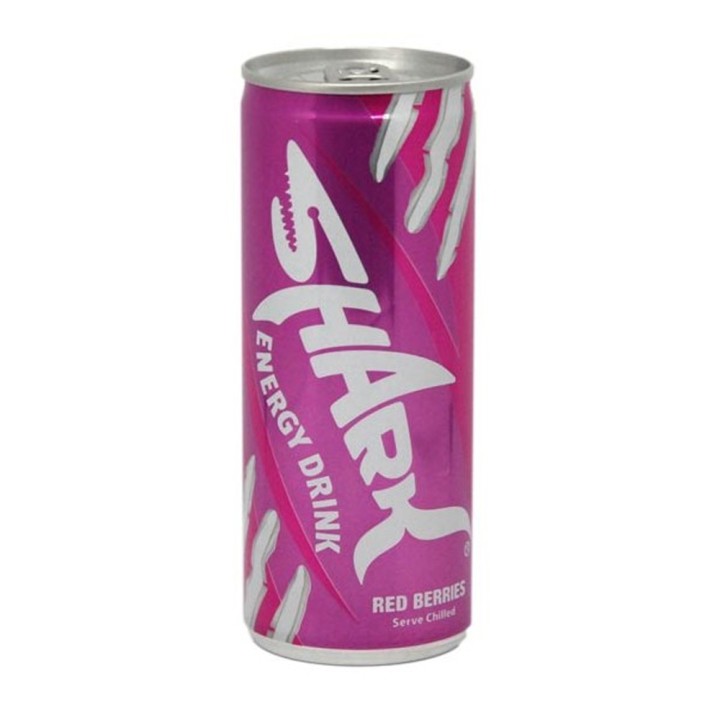 Shark Energy Drink Red Berries 250Ml