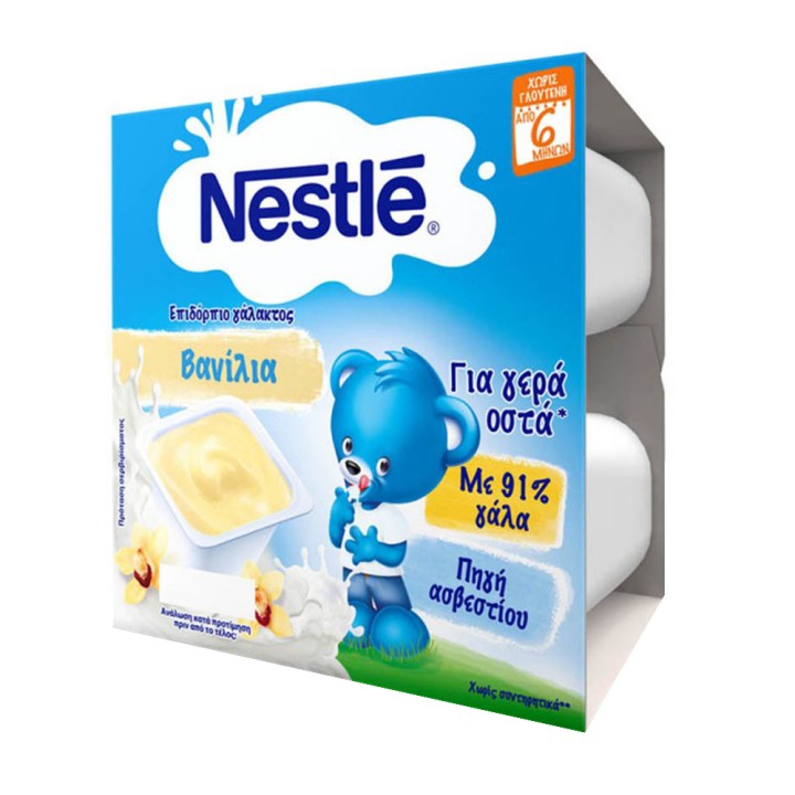 Nestle Vanilla Milk Dessert 4X100Gr
