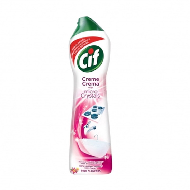 Cif Cream Pink Flowers 500Ml