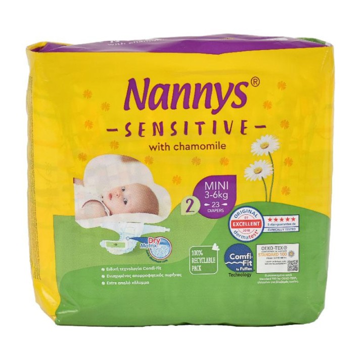 Nannys Sensitive New Born 23'S No.2