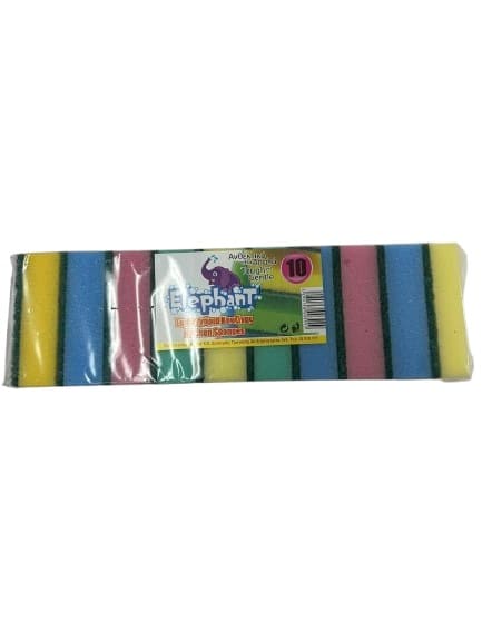 Elephant Kitchen Sponge 10Pcs
