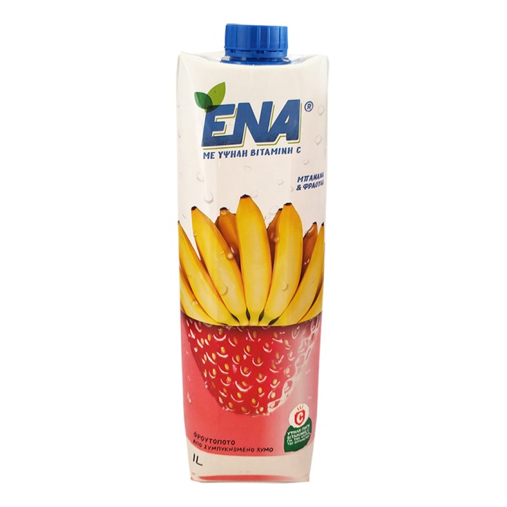 Ena Banana & Strawberry Juice 1L
