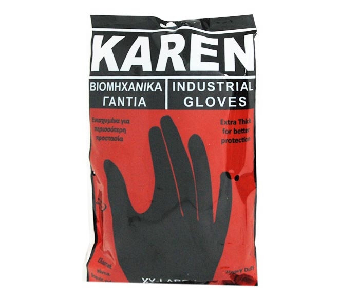 Karen Black Gloves Xxl 1Pcs