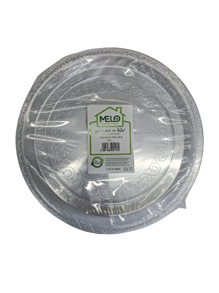Melo Δισκακια Στρογγυλα 23Cm 2Pcs