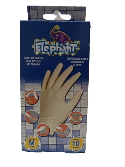 Elephant Gloves Medium 10Pcs