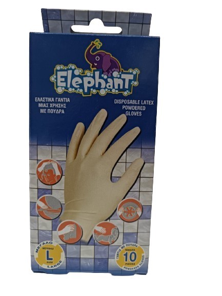 Elephant Gloves Large 10Pcs