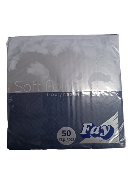 Fay Χαρτοπετσετες Μπλε 33X38Cm 50Φυλλα