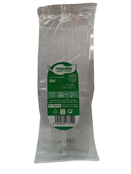 Sp Berner Knife Plastic 25Pcs