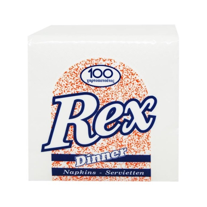 Rex Χαρτοπετσετες Κιτρινες 100Φυλλα