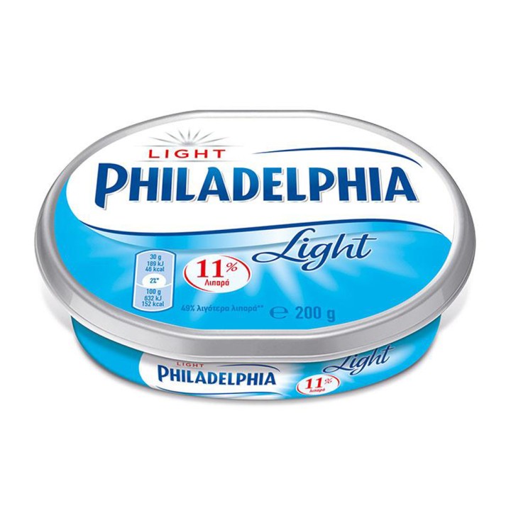 Philadelphia Light Cream Cheese 200Gr
