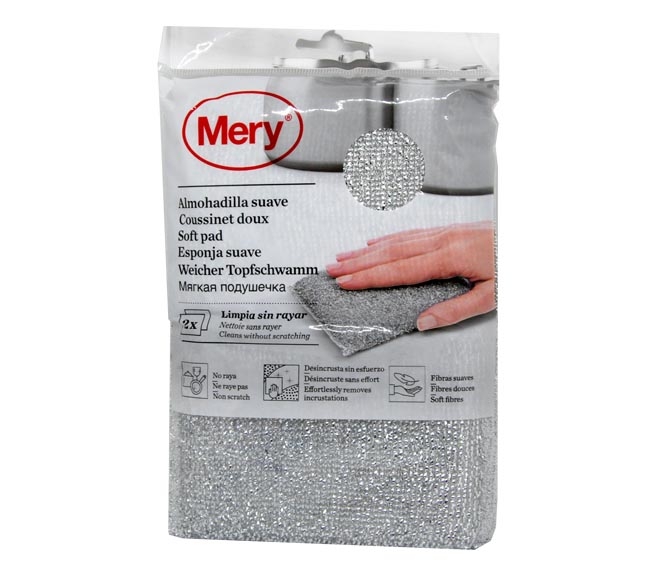 Mery Sponges Scourer Soft Pad 2Pcs