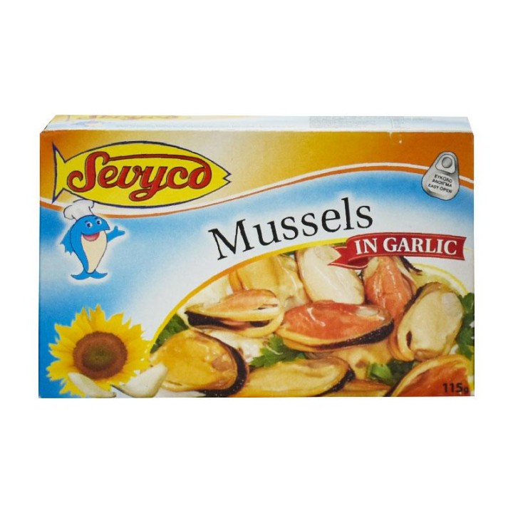 Sevyco Mussels In Garlic 112Gr
