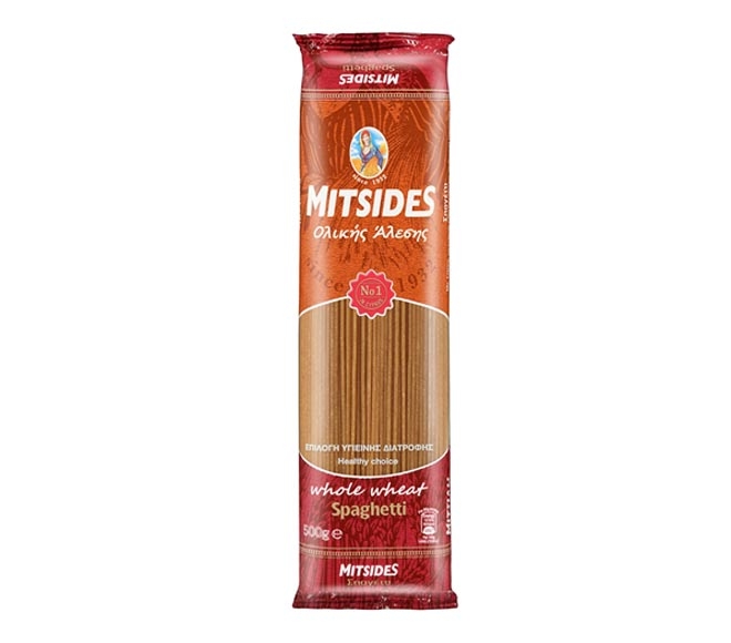 Mitsides Whole Wheat Spaghetti 500Gr