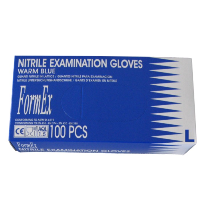 Formex Nitrile Gloves Large 100Pcs
