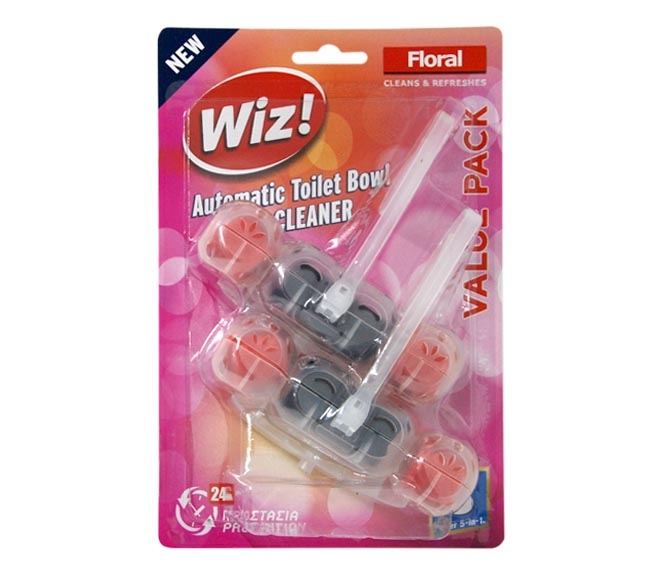 Wiz Toilet Bowl Cleaner Floral 2Pcs
