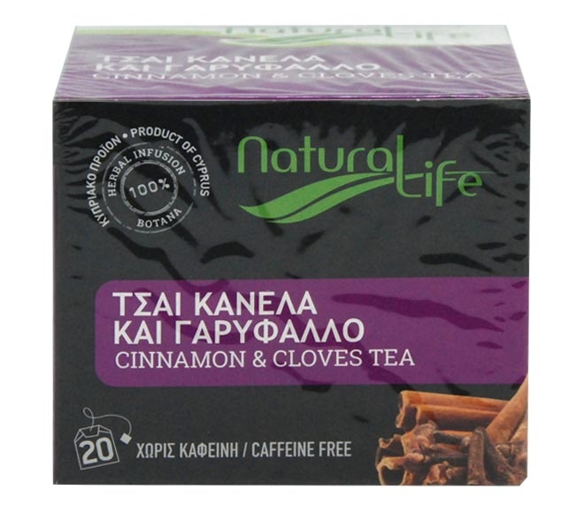Natural Life Cinnamon & Cloves Tea 20Pcs