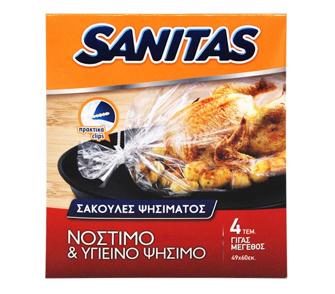 Sanitas Baking Bags 49X60Cm 4Pcs