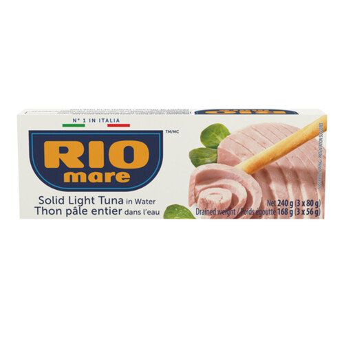 Rio Mare Tuna In Water 3 X 80Gr