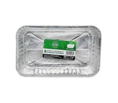 Pip Aluminium Containers 248X147X46 6Pcs