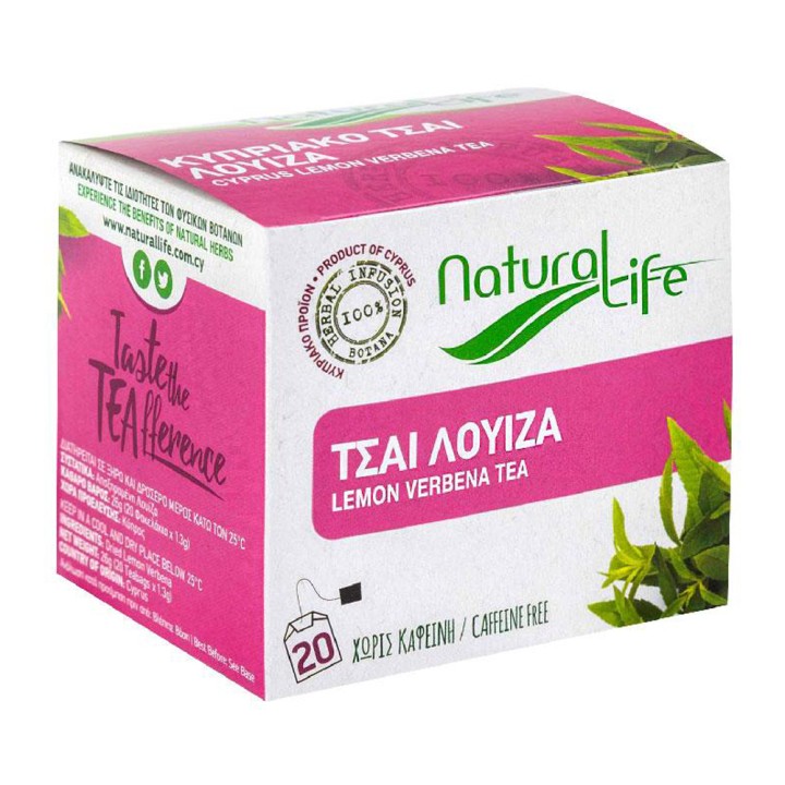 Natural Life Lemon Verbena Tea 20Pcs