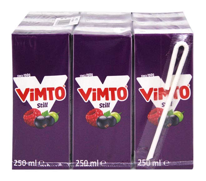 Vimto Mixed Fruit Juice 9X250Ml