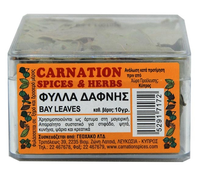 Carnation Spices&Herbs Bay Leaves 10Gr