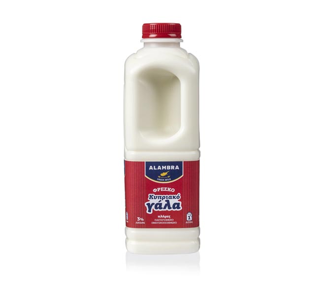 Alambra Milk Full Fat 3% 1L