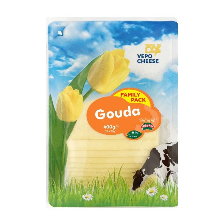 Grigoriou Vepo Cheese Gouda Slices 400Gr