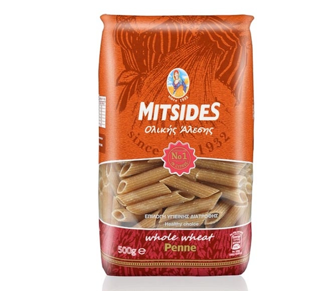 Mitsides Whole Wheat Penne 500Gr