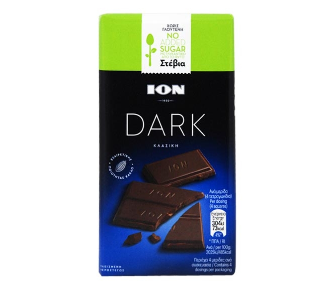 Ion Dark Classic No Added Sugar 60Gr