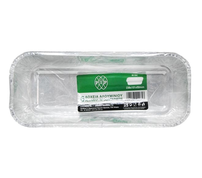 Pip Aluminium Containers 238X101X50Mm