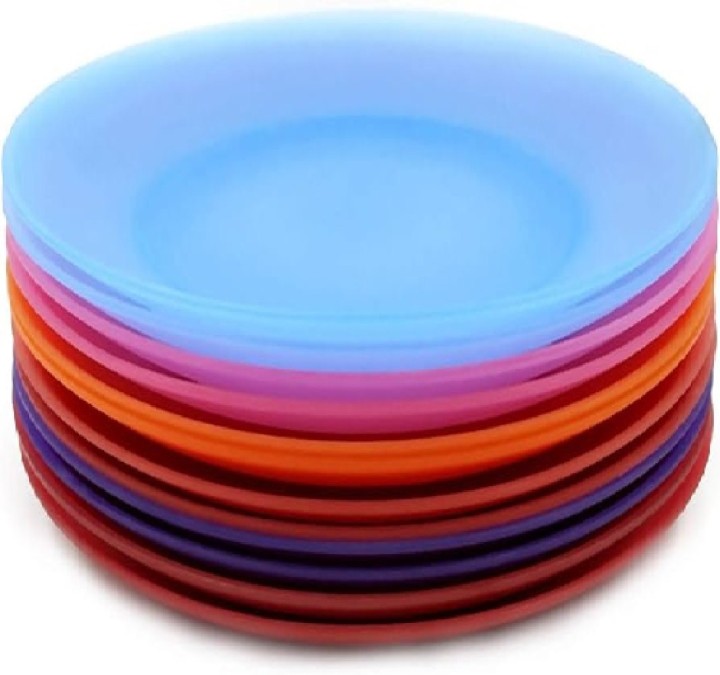 Melo Plastic Plate 6Pcs