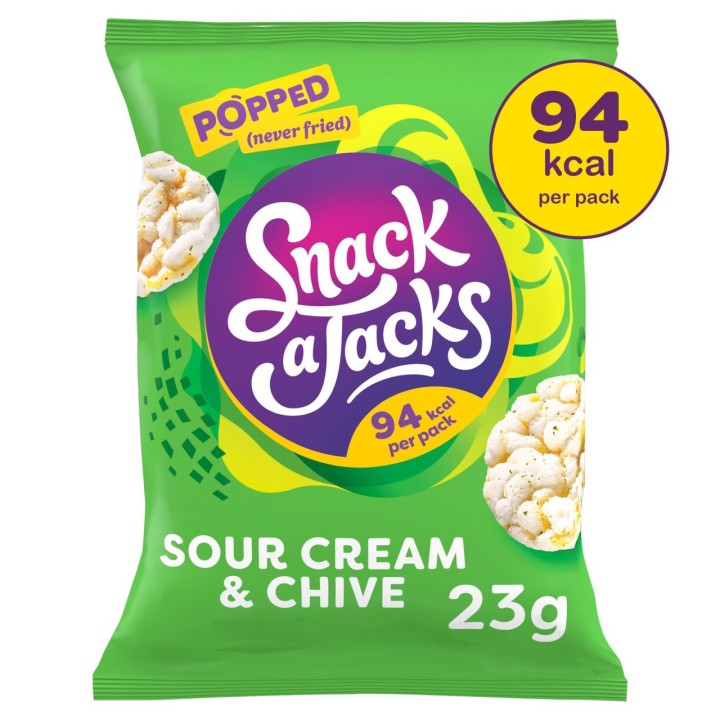 Snack A Jacks Sour Cream And Chive 23Gr