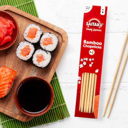 Saitaku Bamboo Chopsticks 8Pcs
