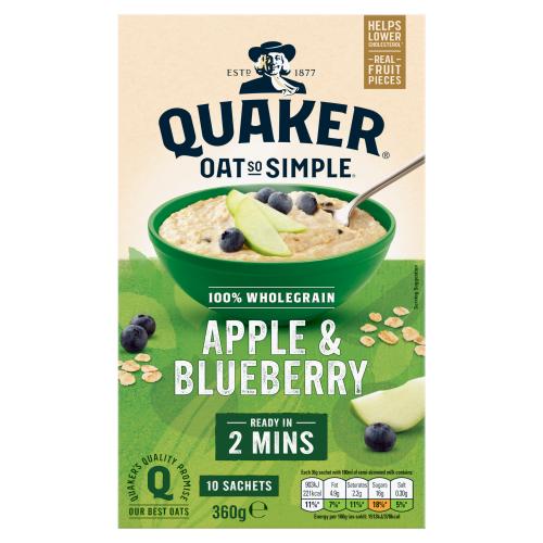 Quaker Aplle & Blueberry 360Gr
